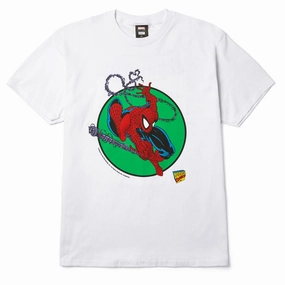 HUF x Spiderman Three Hundred T-Shirt - White Chic Look