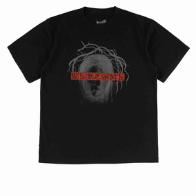 Welcome Redacted T-Shirt - Black Versatile Wardrobe Piece Longline Hemline