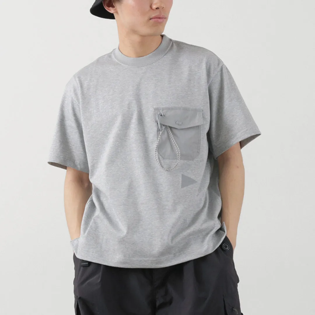 AND WANDER / Pocket T-Shirt Fashion and Comfort Long sleeved warmth