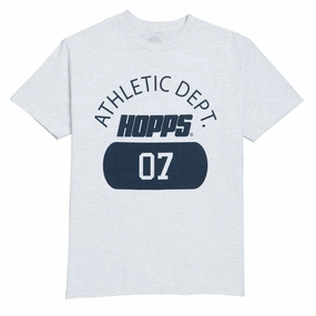 Hopps Athletic Dept. 07 T-Shirt - Grey Solid color purity Flexible Fit