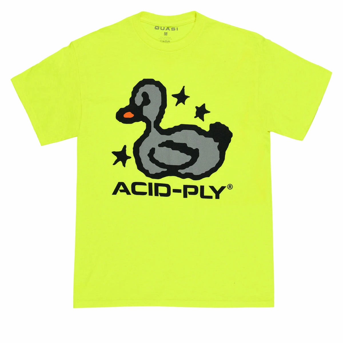 loose fitting Quasi Duck Tech T-Shirt - Safety Green