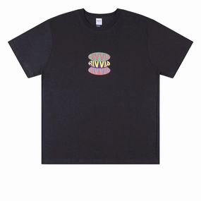 Rivvia Pop Repeat T-Shirt - Pigment Black Casual Chic Look