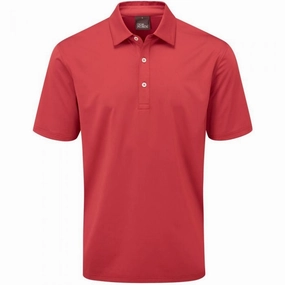 Sleek And Stylish Active Trend Oscar Jacobson Chap Polo Shirt - Red