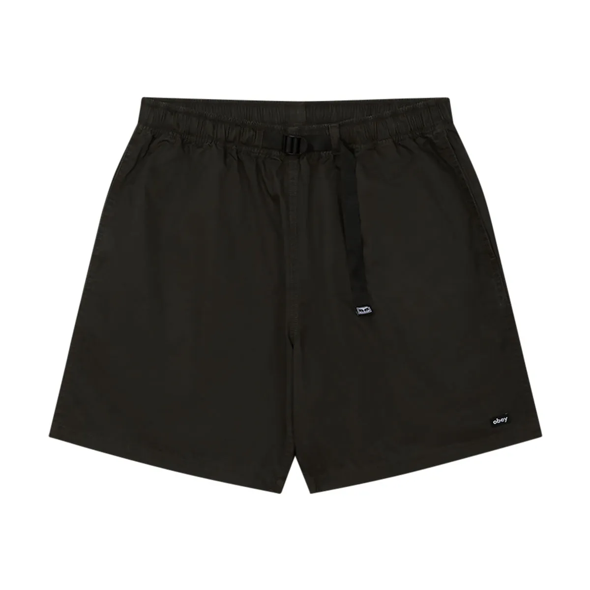 Obey Easy Gravel Trail Shorts - Black DurableStitching