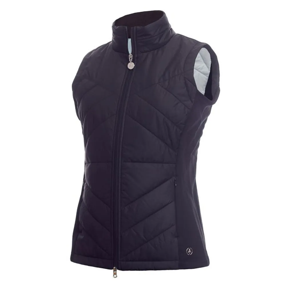 Green Lamb Ladies Kassi Padded Gilet - Navy Reinforced Hemline