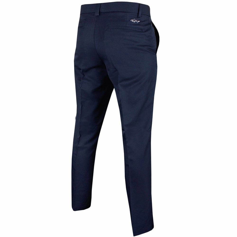 Greg Norman by ProQuip Flat Front 5-Pocket Trousers - Navy SeamlessPocketDesign