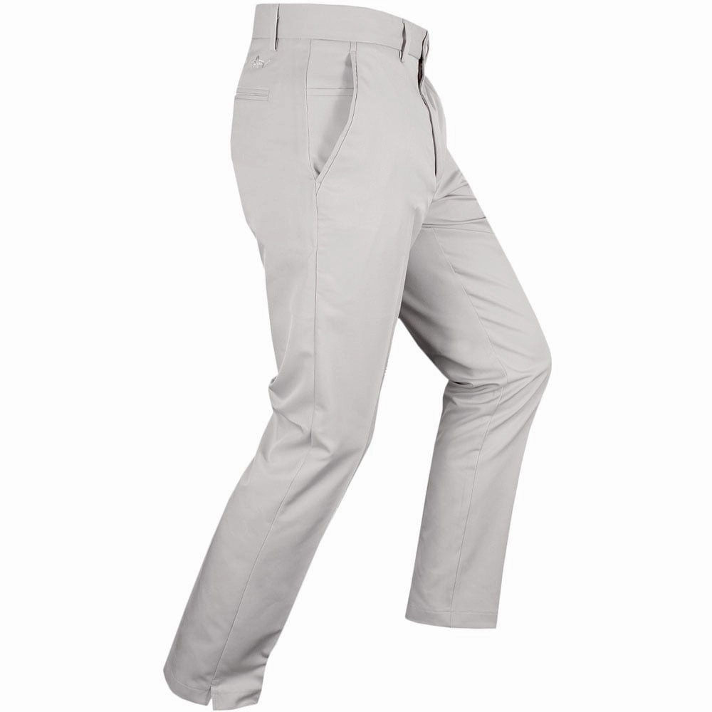Greg Norman by ProQuip Flat Front 5-Pocket Trousers - Sand Slim Waist