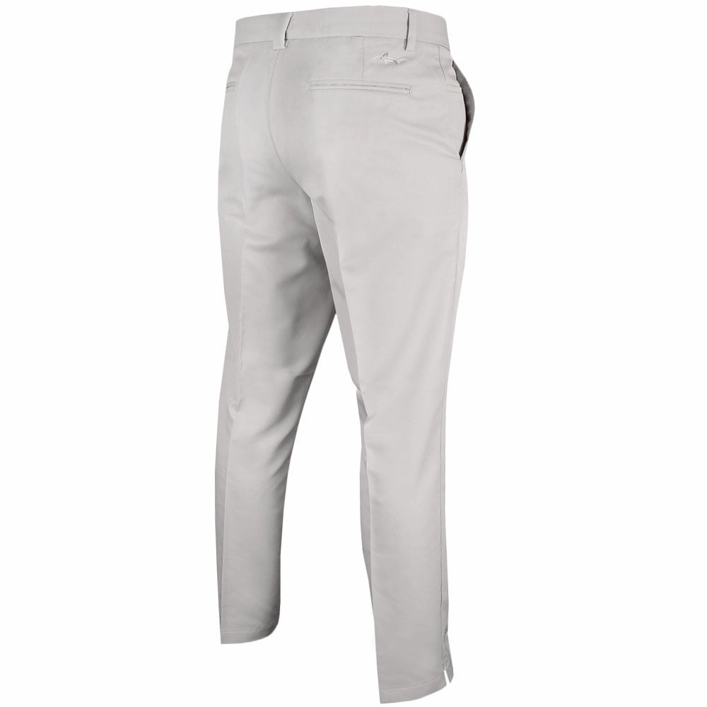 Easy Care Double Stitched Greg Norman by ProQuip Flat Front 5-Pocket Trousers - Sand