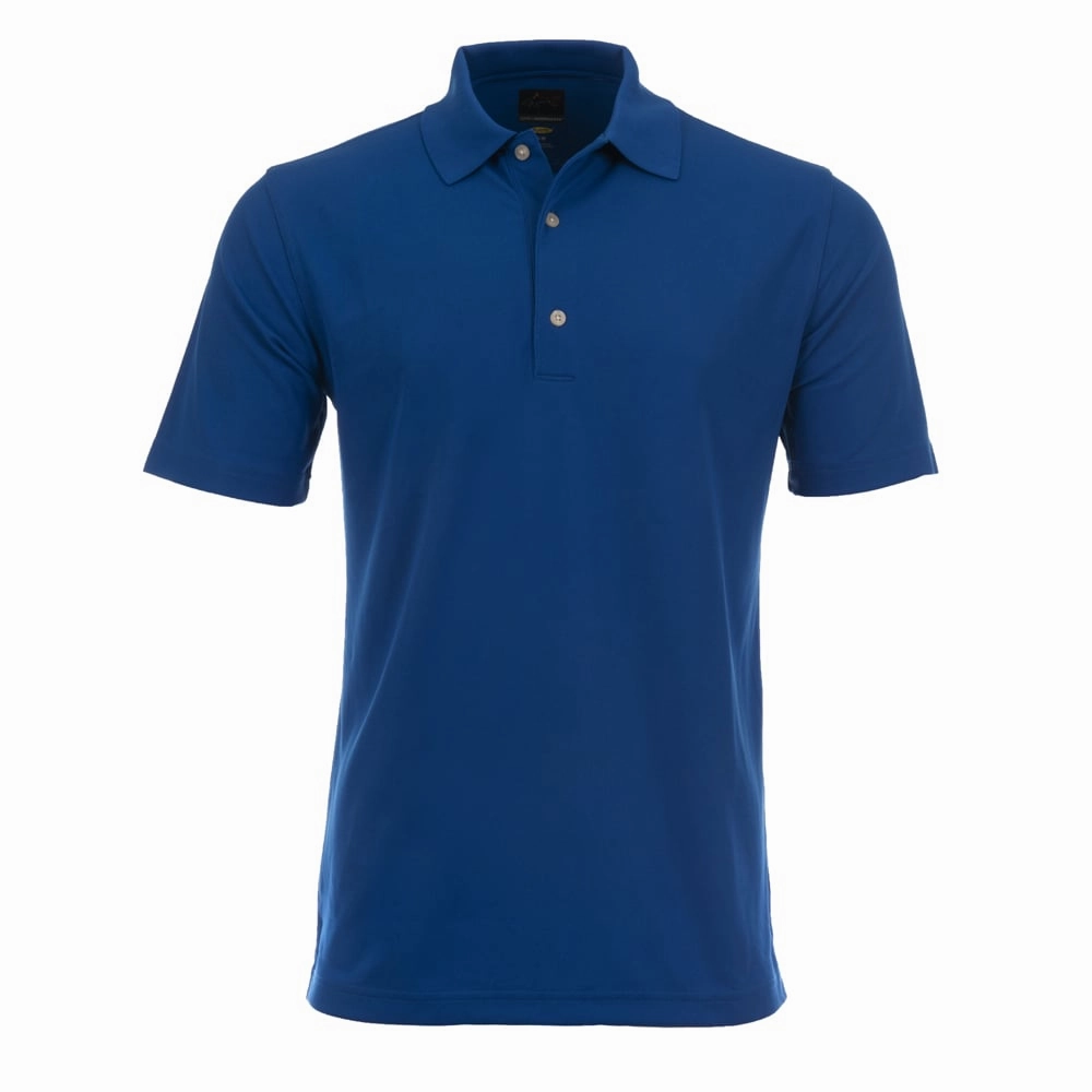 Greg Norman By ProQuip Performance Micro Pique Polo Shirt - Maritime Animal Print