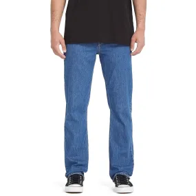 Volcom Solver Denim Jeans - Bold Blue Functional Ease
