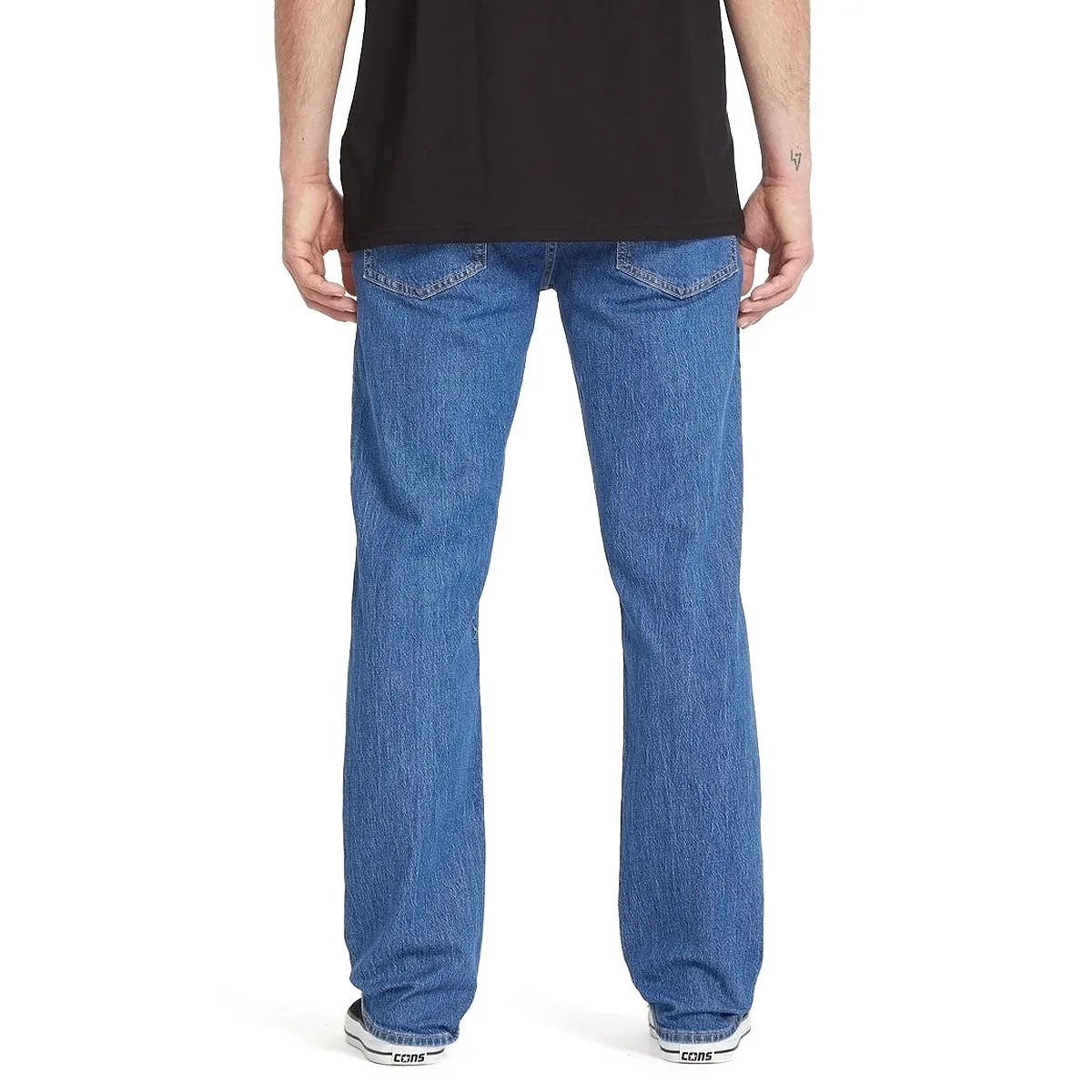 Volcom Solver Denim Jeans - Bold Blue Weekend Comfort