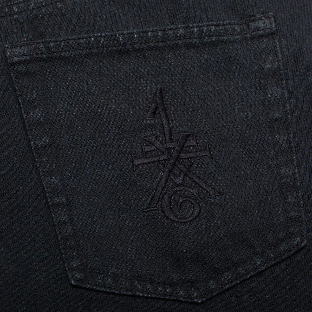 GX1000 Baggy Jeans - Black Flexible Leg Free Movement