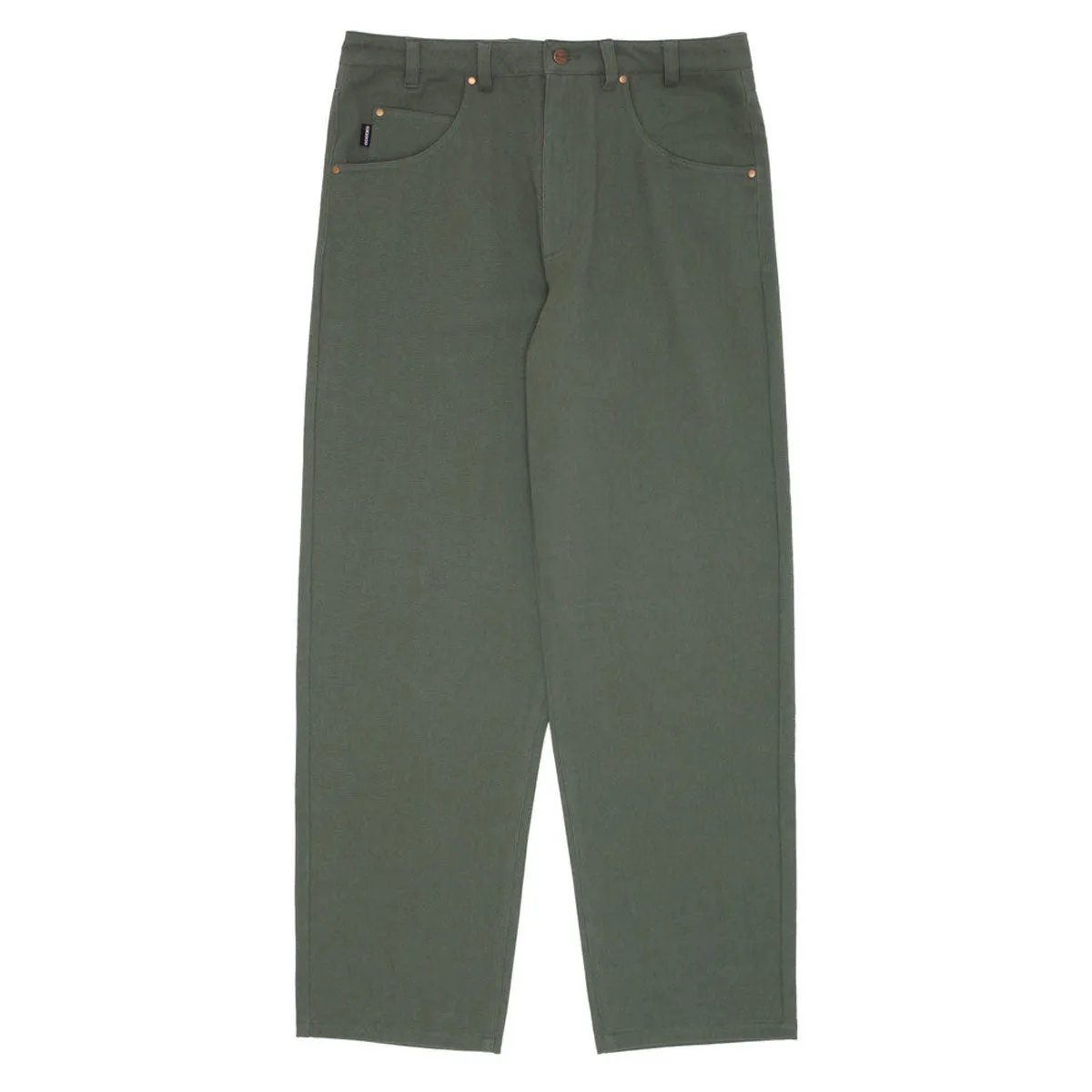 GX1000 Baggy Pants - Olive Polyester fabric