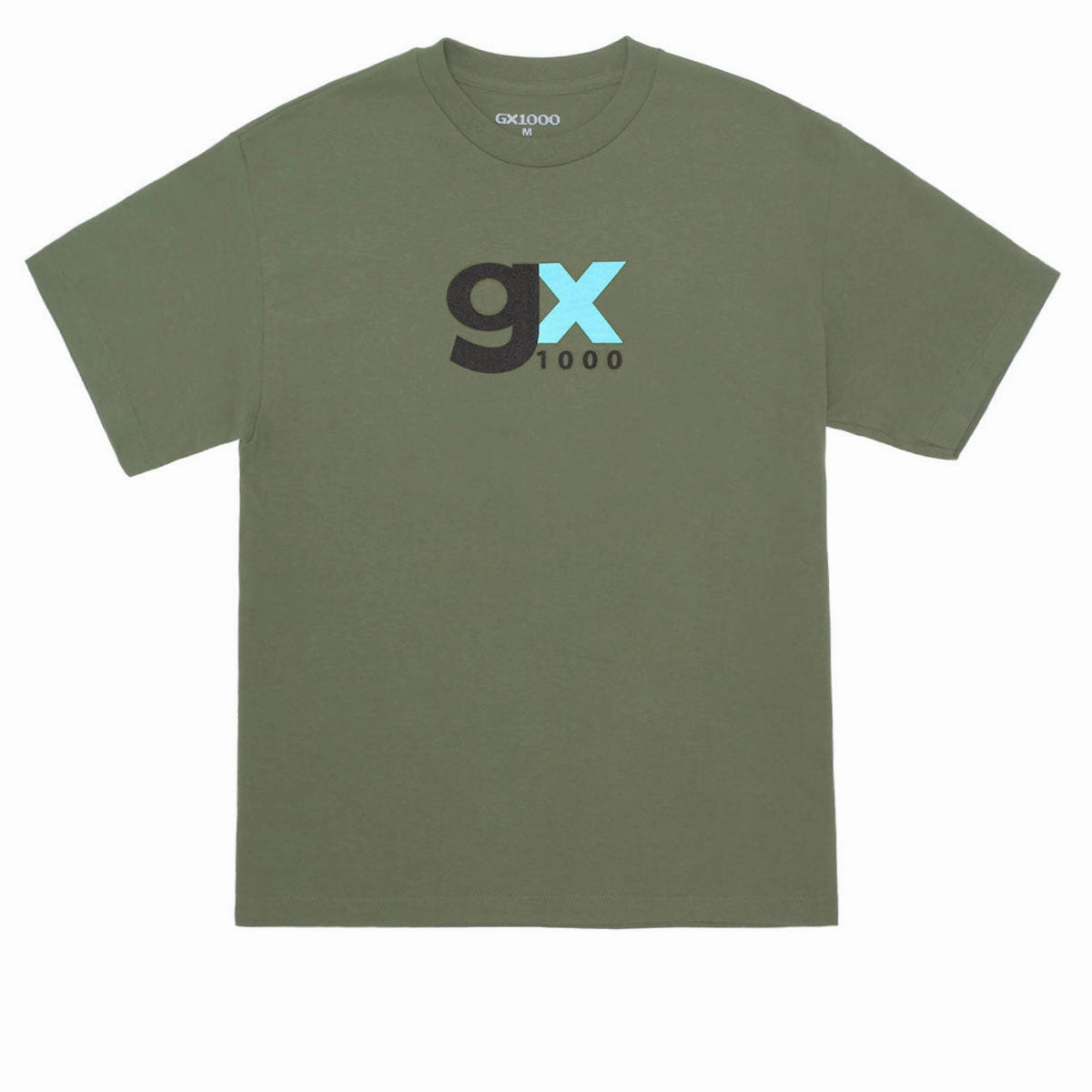 WrinkleResistant Texture GX1000 Bart T-Shirt - Military Green