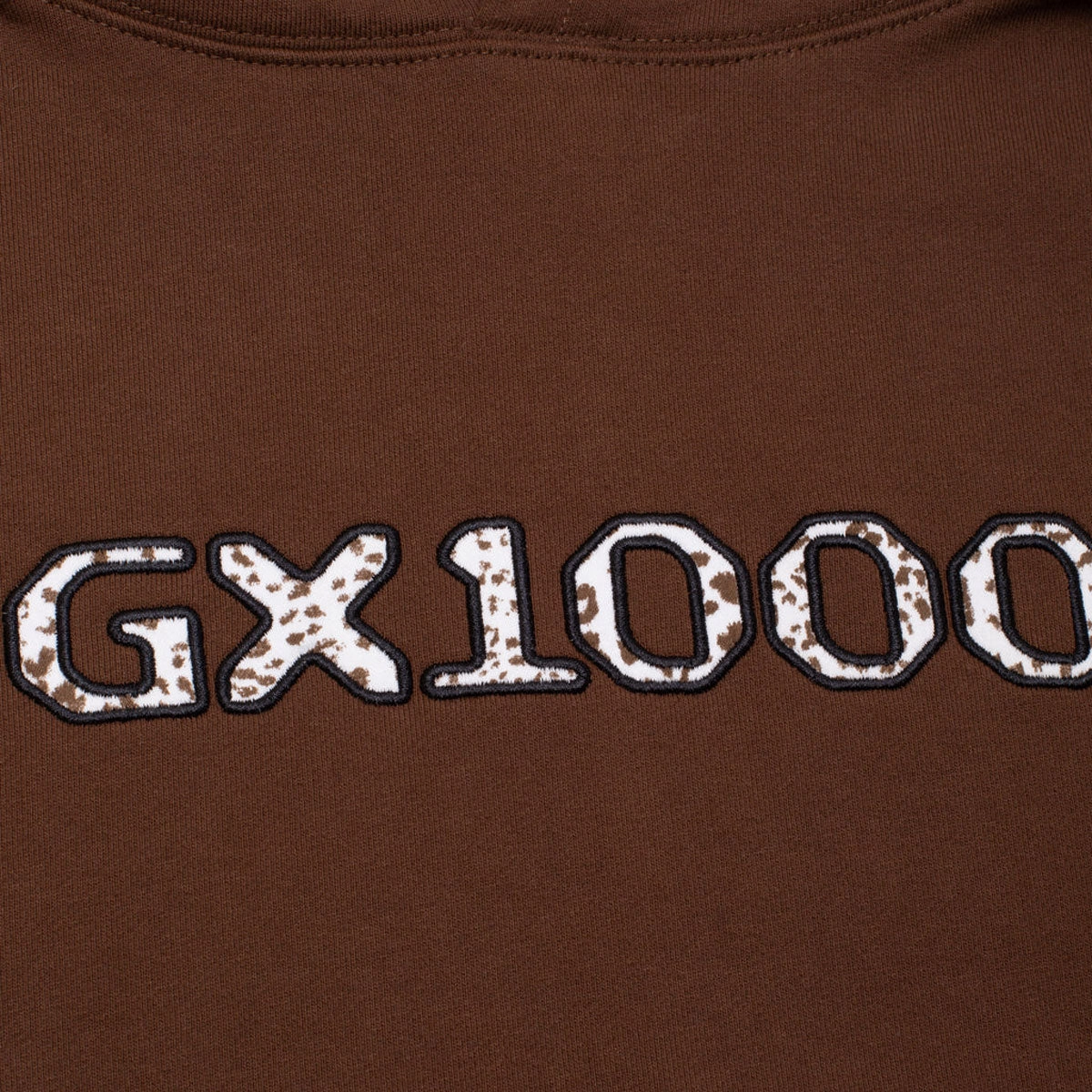GX1000 OG Logo Lep Hoodie - Brown flight travel