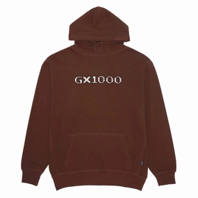 Anti Pilling Treatment Pre Shrunk Fabric GX1000 OG Logo Lep Hoodie - Brown