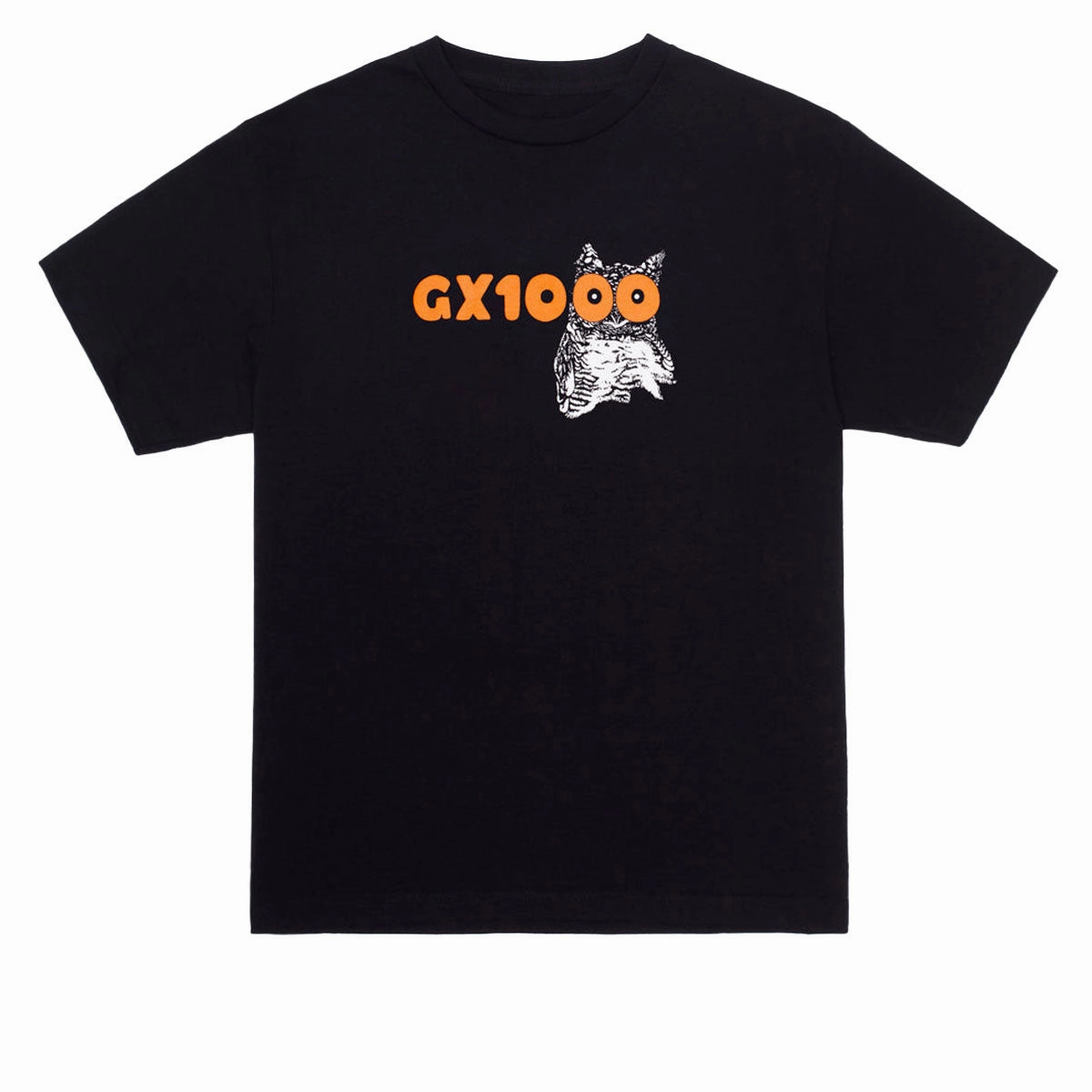 GX1000 Owl T-Shirt - Black Heathered Texture