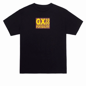 contrast Trendy Vibes Wear GX1000 PSP T-Shirt - Black/Yellow Font