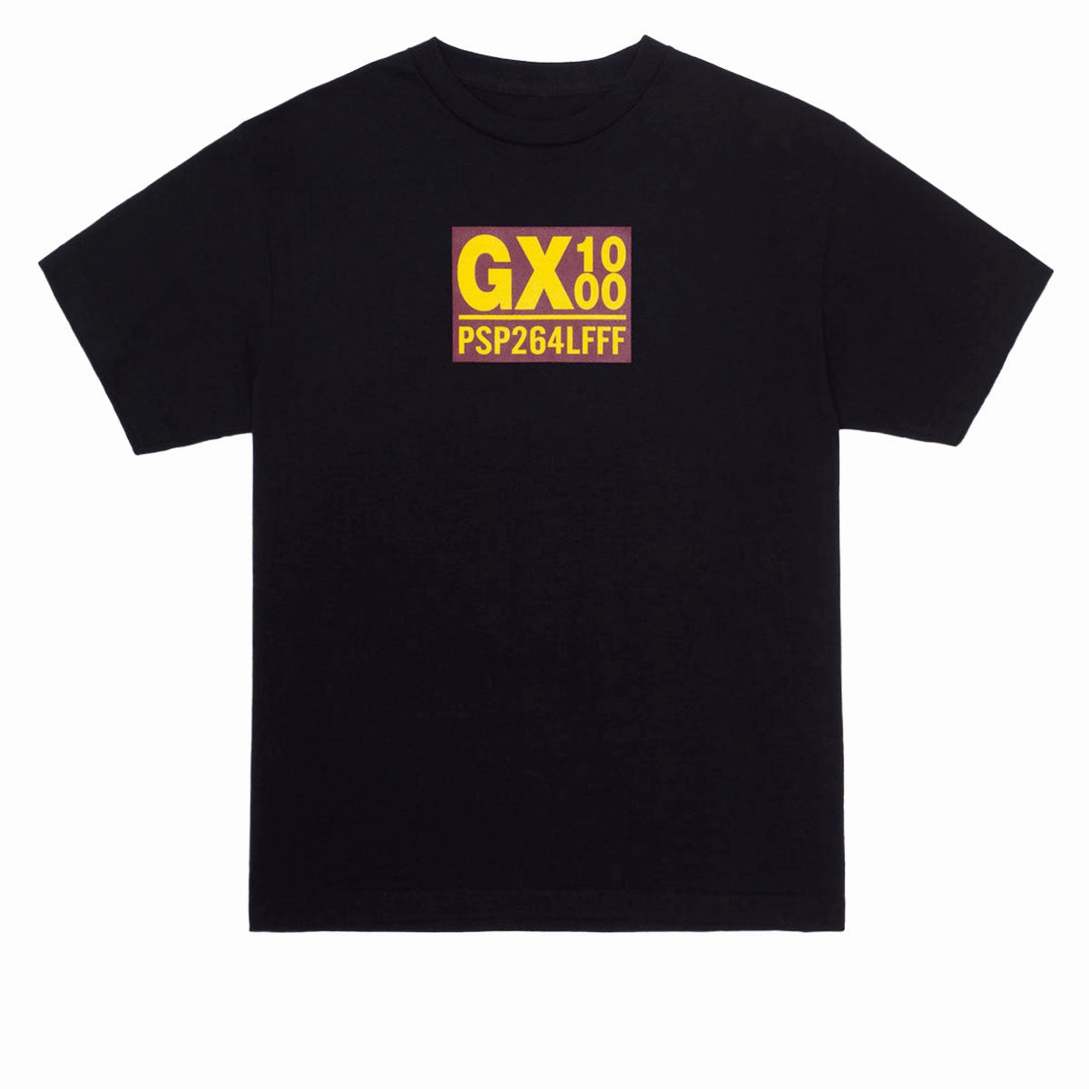 contrast Trendy Vibes Wear GX1000 PSP T-Shirt - Black/Yellow Font