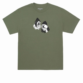 GX1000 Talkin T-Shirt - Military Green Anti Bacterial Treatment