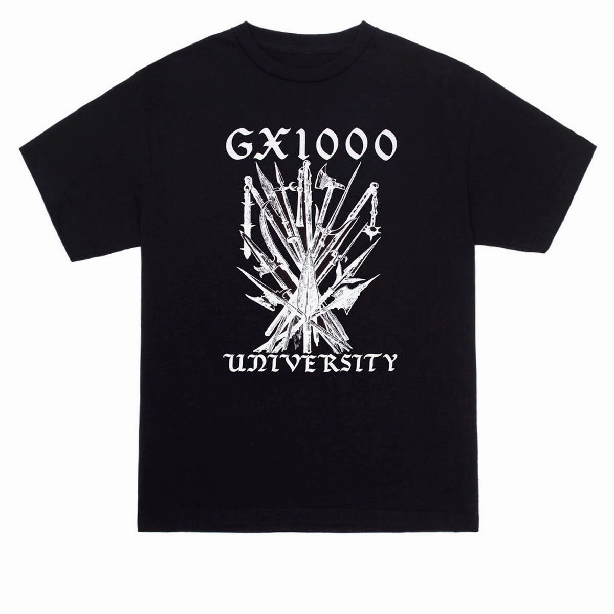 Non Toxic Materials Casual Wear GX1000 University T-Shirt - Black