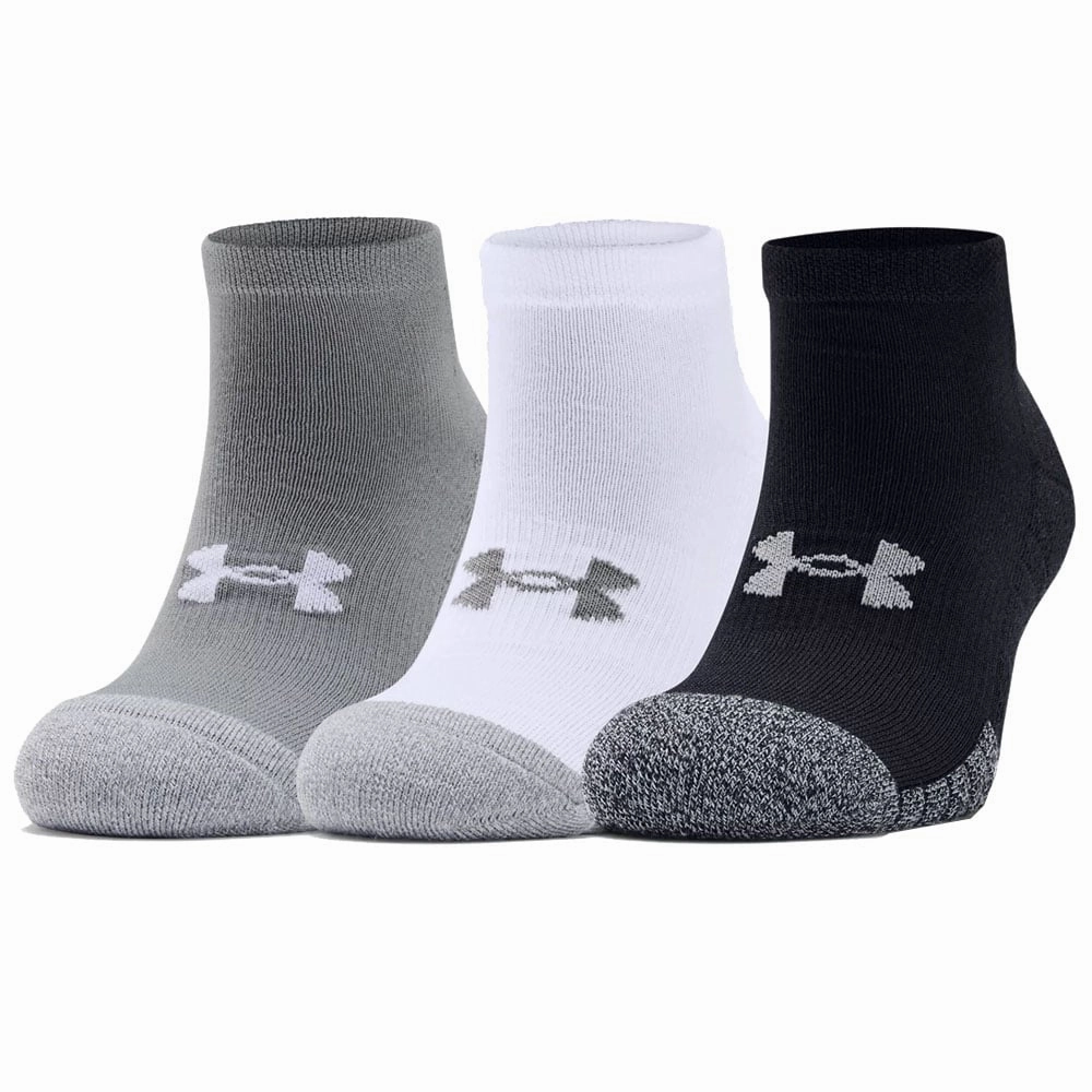 Rabbit Under Armour Heatgear Low Cut Socks - Steel/White (3 Pack)