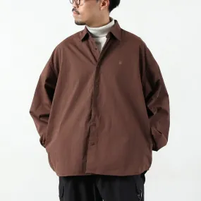 GYMPHLEX / Bio-Peach Skin Regular Collar Shirt Date night Winter Fashion