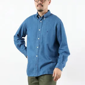Subtle patterns GYMPHLEX / Denim Button Down Shirt