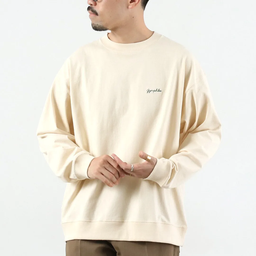 GYMPHLEX / High Gauze Cotton Long Sleeve T-shirt Weekend Comfort Wear