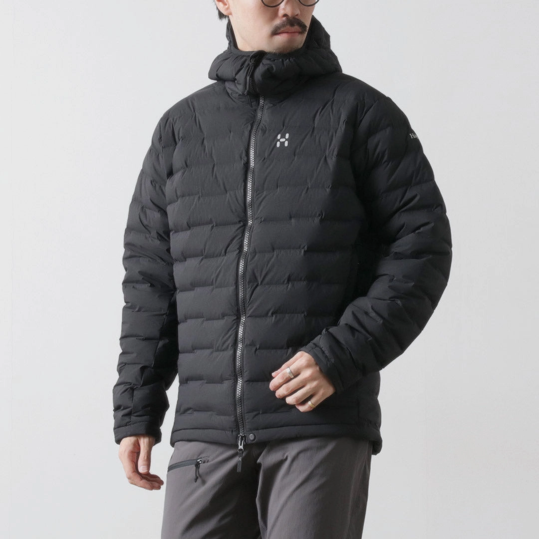 HAGLOFS / Spitz Down Hood Jacket High Loft Insulation City Commuter
