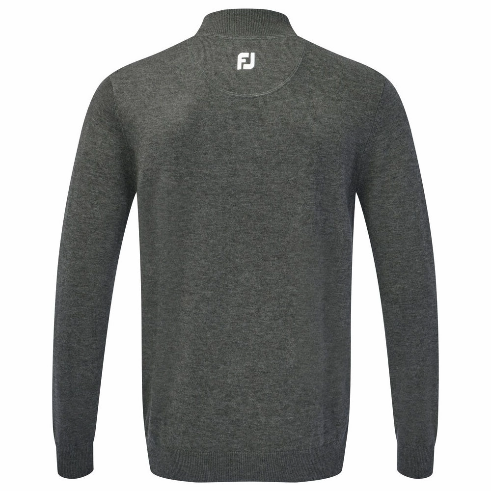FootJoy Wool Blend 1/2 Zip Pullover - Heather Charcoal product jewelry adornment