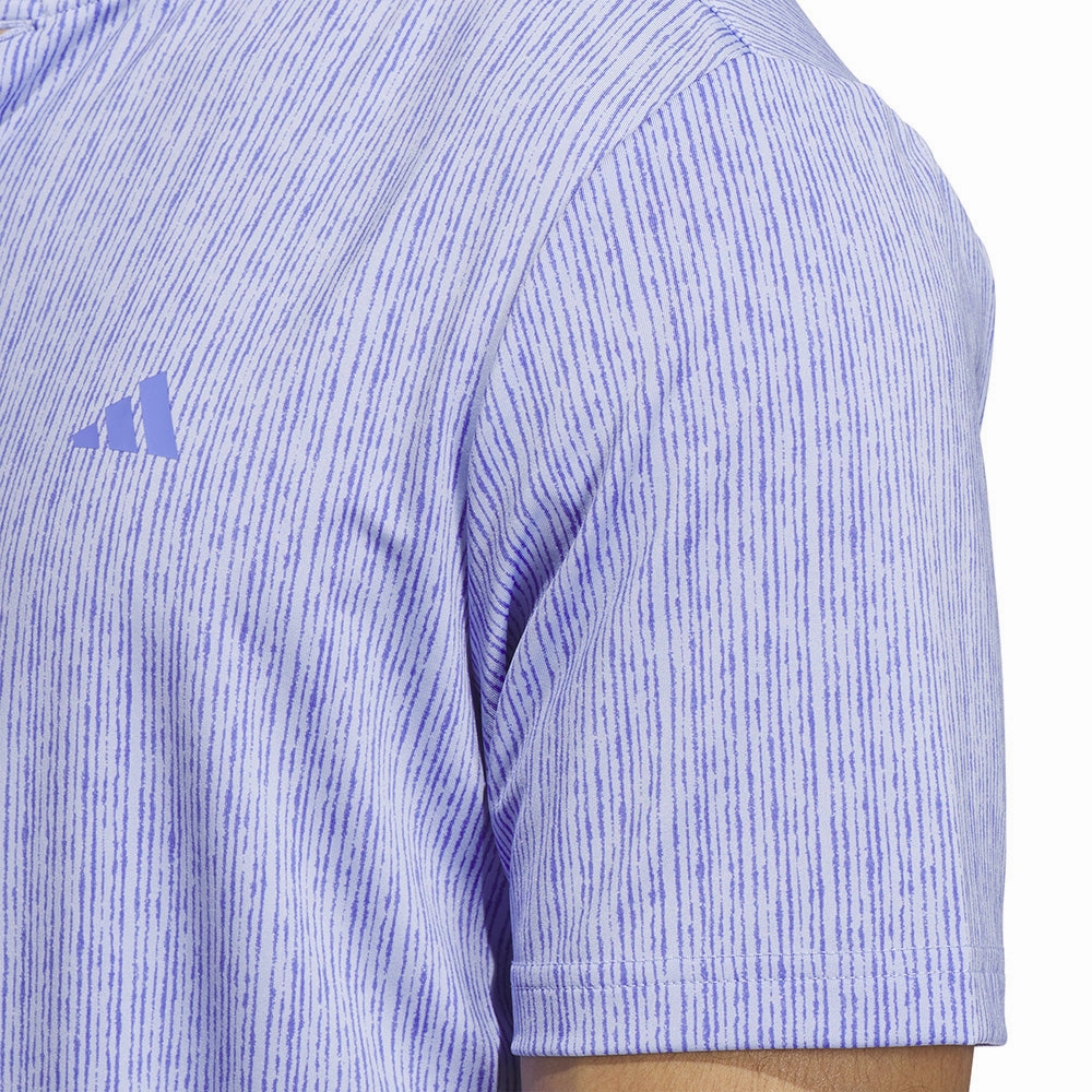 Holiday Trend Perfect Layer adidas Ultimate365 Printed Polo Shirt - Blue Spark/Cobalt Blue