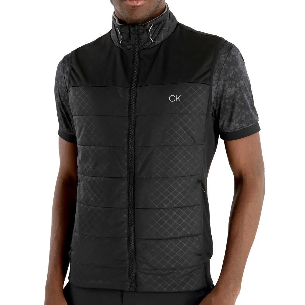 matter Attractive Appearance Calvin Klein Malden Hybrid Gilet - Black