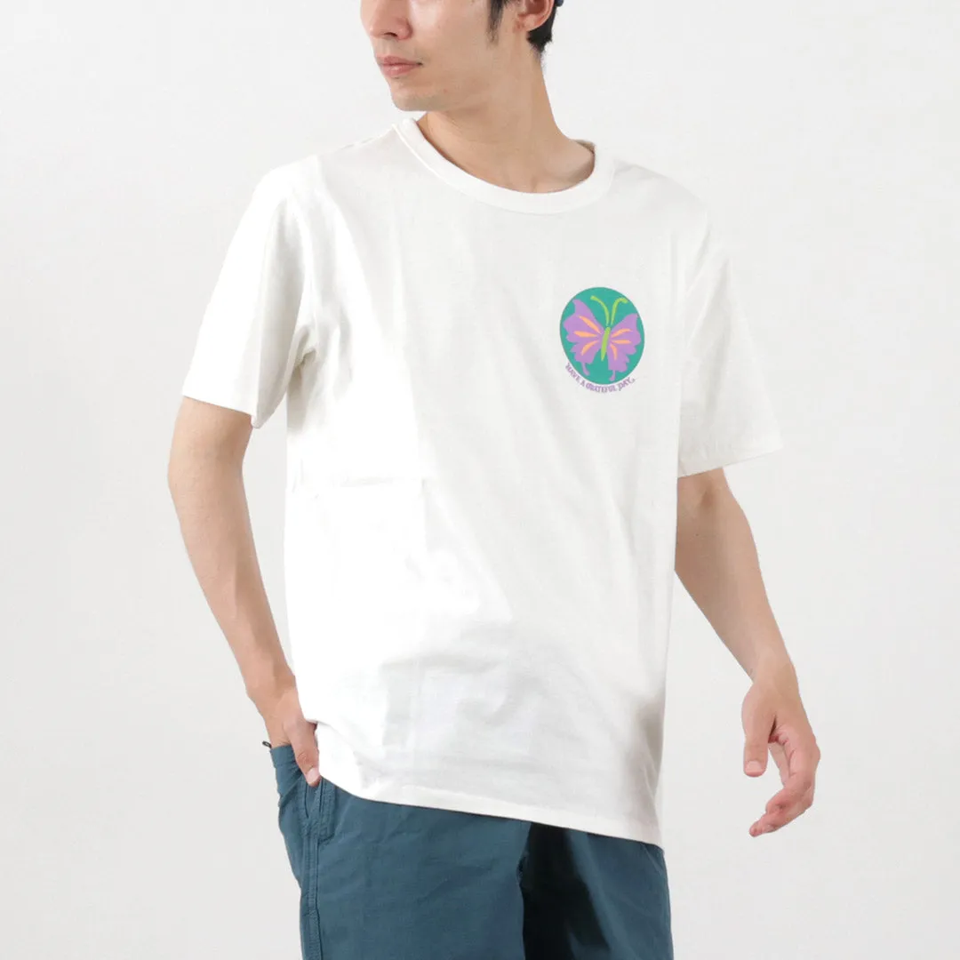 HAVE A GRATEFUL DAY / 11oz T-shirt Butterfly #2 Vegan Soft & Smooth