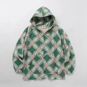HAVE A GRATEFUL DAY / Beach Hoodie Vintage Quilt Print Thermal Regulation System
