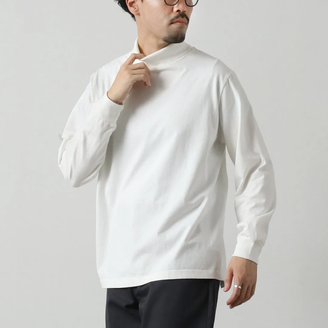 Light Layer Comfy Design HEALTHKNIT / US Cotton Long Sleeve Turtleneck T-Shirt