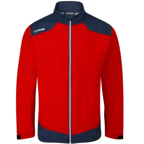 Ping AquaDrive Waterproof Jacket - Classic Red/Oxford Blue On The Go Layer Hard Cover