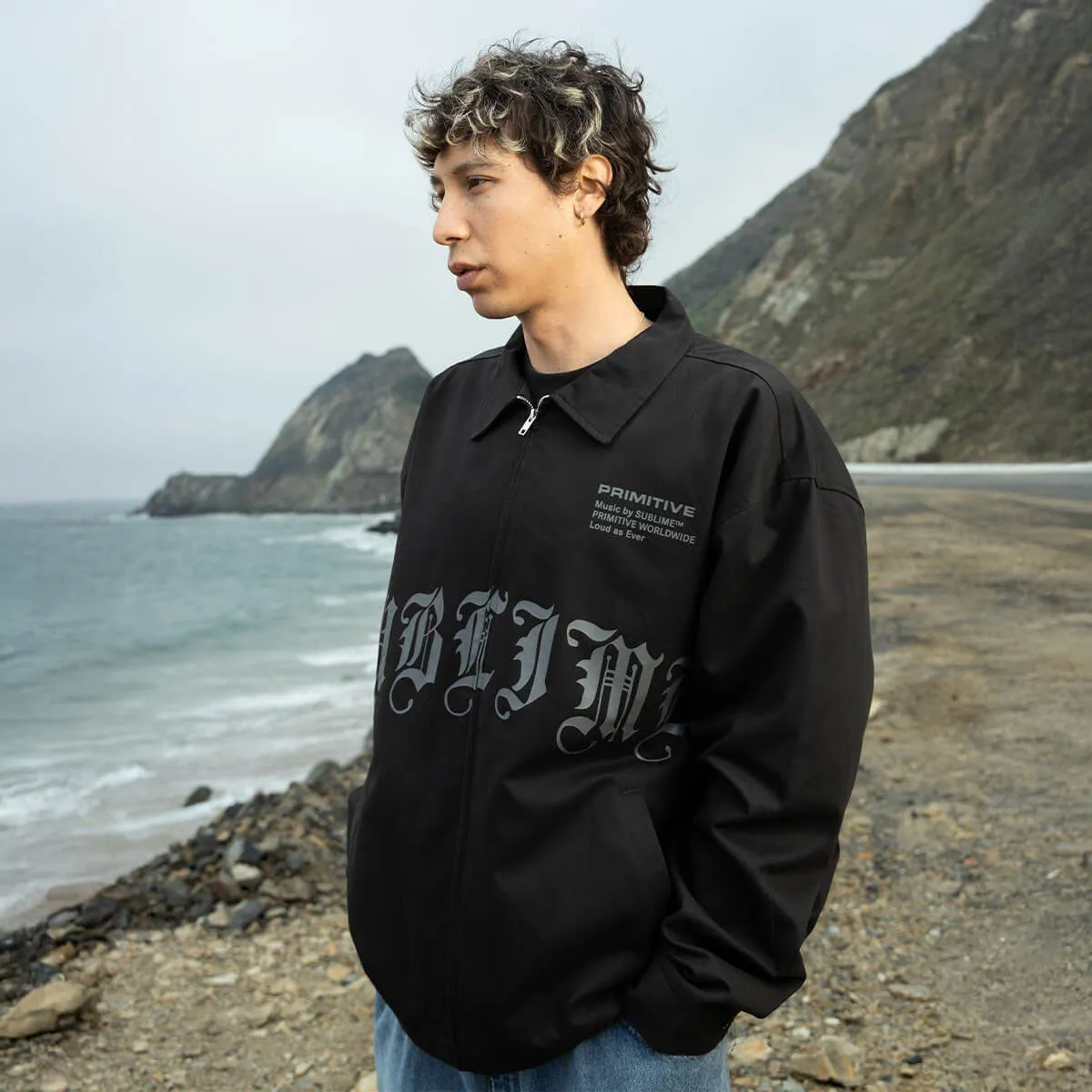 Dry Fast Primitive x Sublime Memory Zip Up Jacket - Black