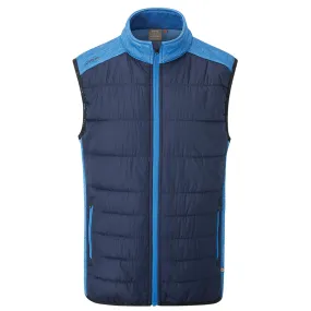 guidance Fray Resistant Trim Ping Dover Thermal Wind Vest - Oxford Blue/Delph Blue
