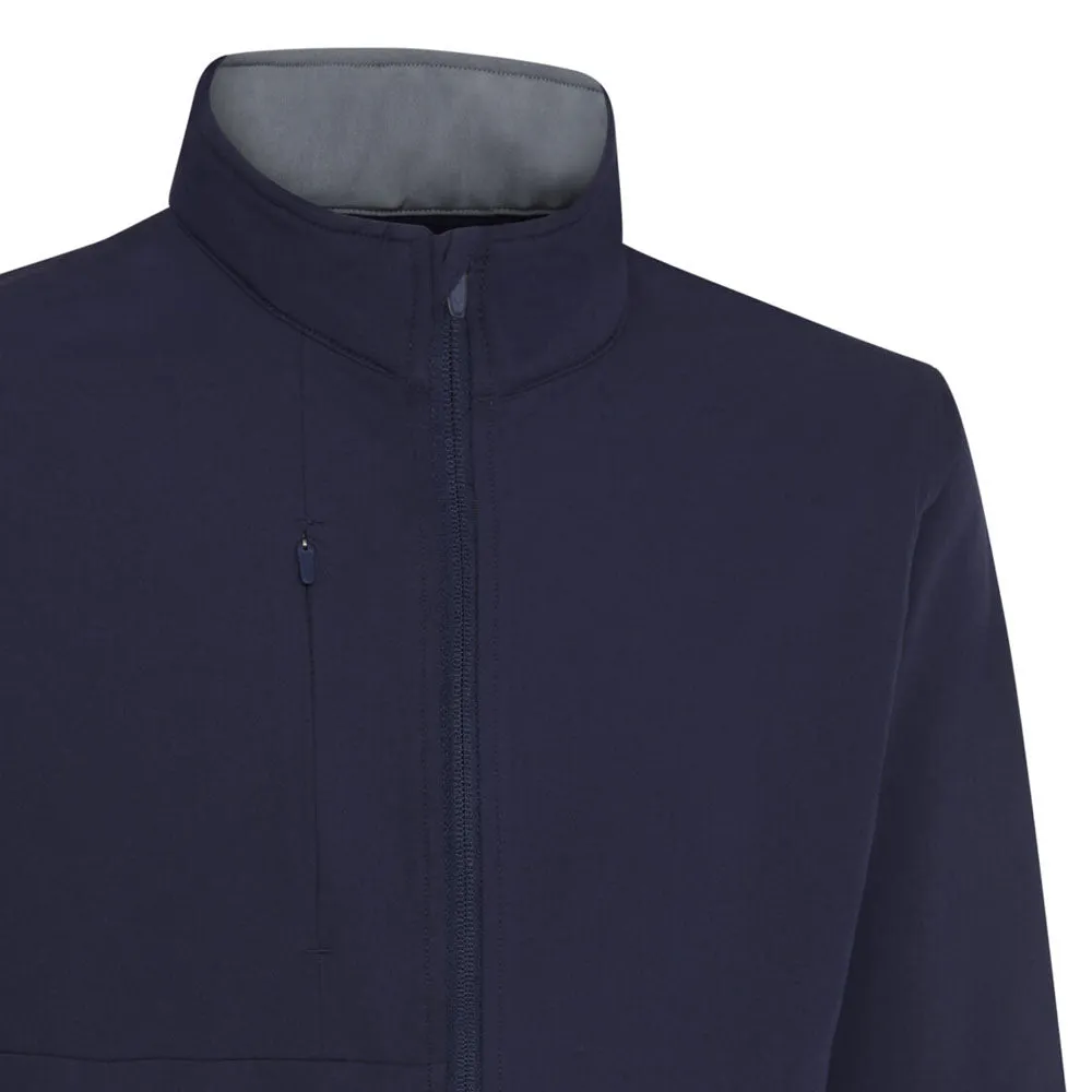 Collapsible Packable Style Ventilated Panels Callaway Premium Full Zip Wind Jacket - Peacoat