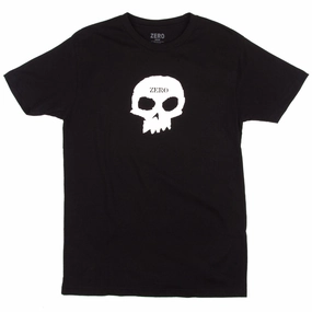Zero Single Skull T-Shirt - Black Breathable Wearable
