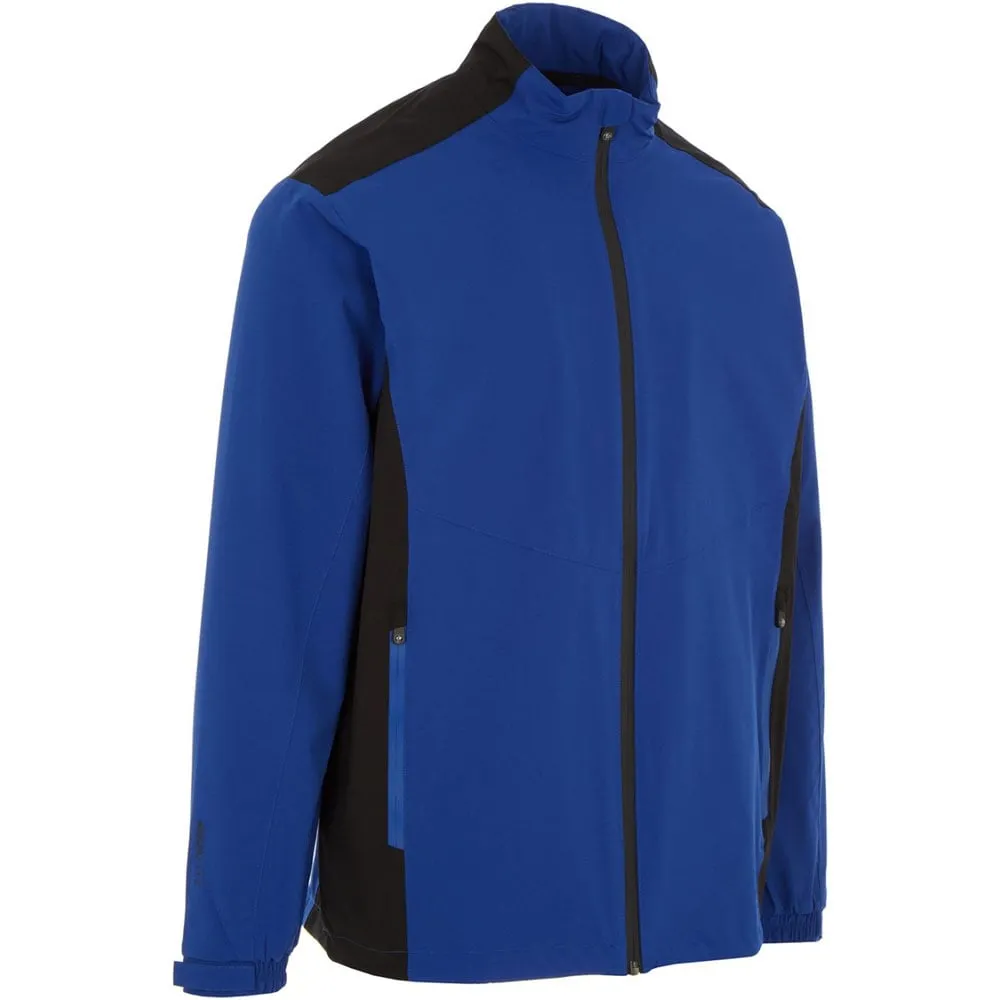 Crisp Detail Anti Slip Interior ProQuip Aqualite Waterproof Rain Jacket - Royal Blue/Black