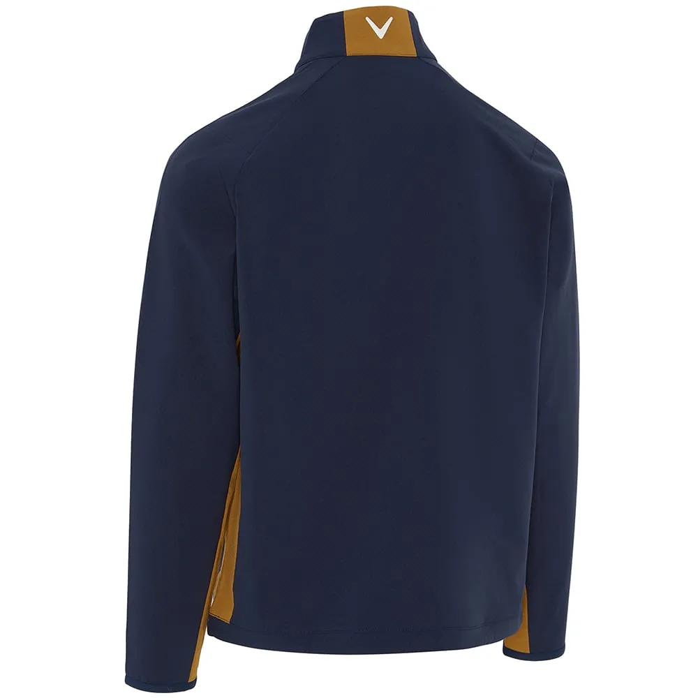 Bonded Collars Ergonomic Shoulder Cut Callaway Stormfleece Lite II Jacket - Peacoat