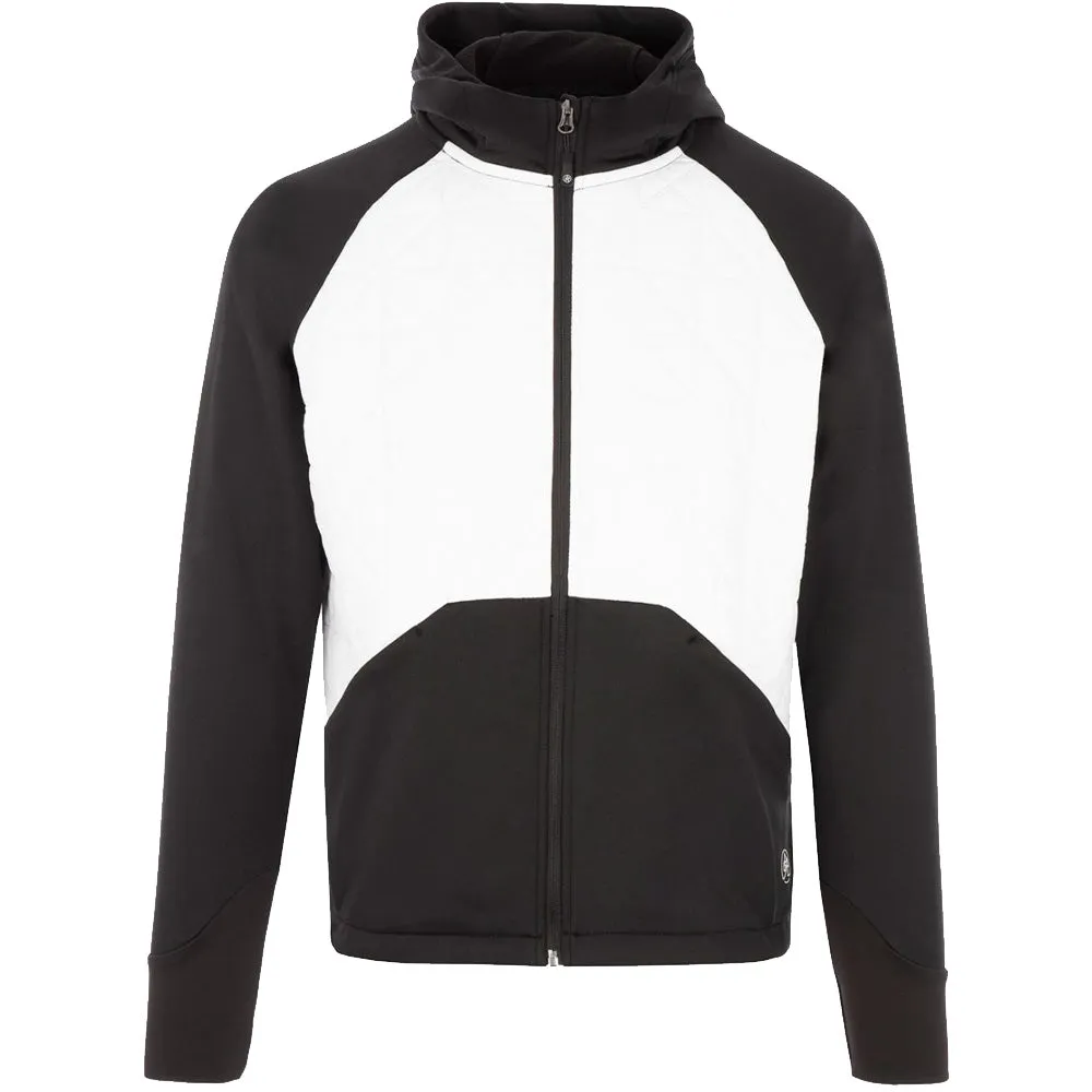 Flexible Cuffs Business Attire ProQuip Therma-Bora Quilt Jacket with Hood - Black/White