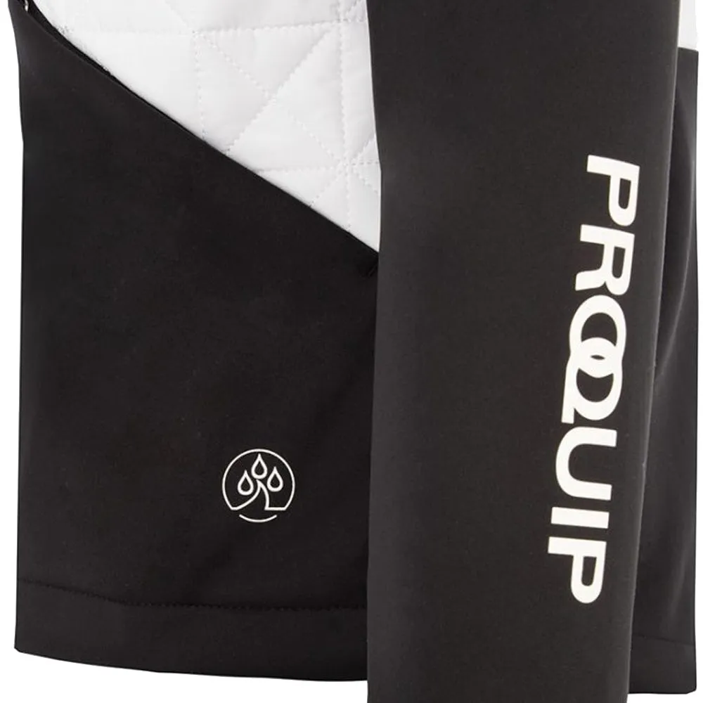 Urban Edge ProQuip Therma-Bora Quilt Jacket with Hood - Black/White
