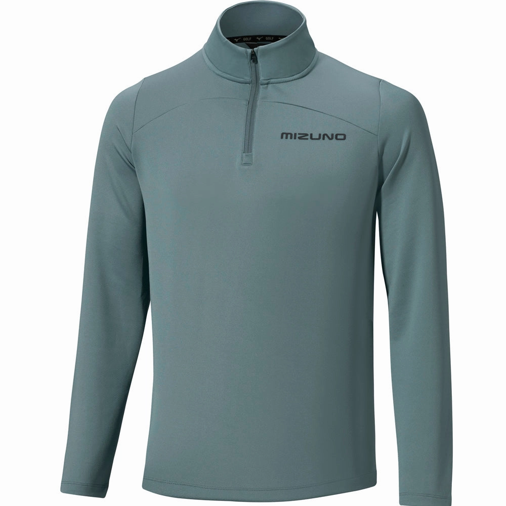 Active Comfort product tweed warmth Mizuno Tech 1/4 Zip Sweater - Stormy Weather
