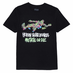 Fashion Layering Herion Good Shit Mutated T-Shirt - Black