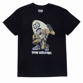 Heroin Egg Eater T-Shirt - Black Classic Fit Light and Breezy