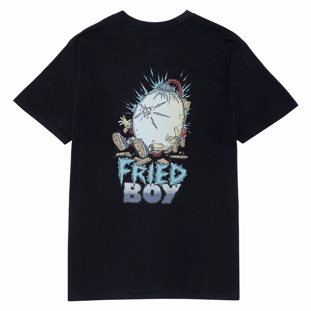 Heroin Fried Boy T-Shirt - Black ComfortOptimizedConstruction Travel Style Trend
