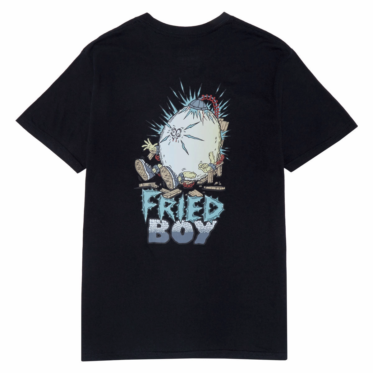 AntiPillingTreatment Heroin Fried Boy T-Shirt - Black